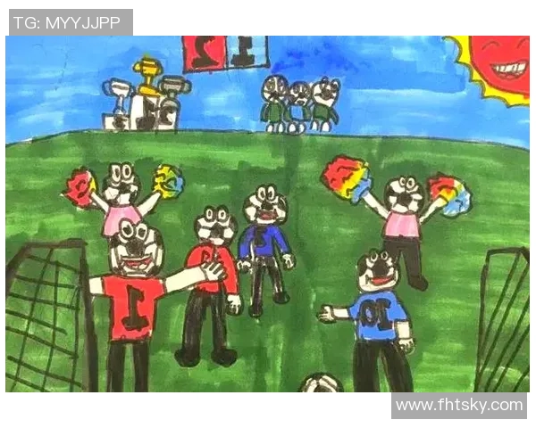 可爱卡通风格足球明星到场瞬间的精彩瞬间展示